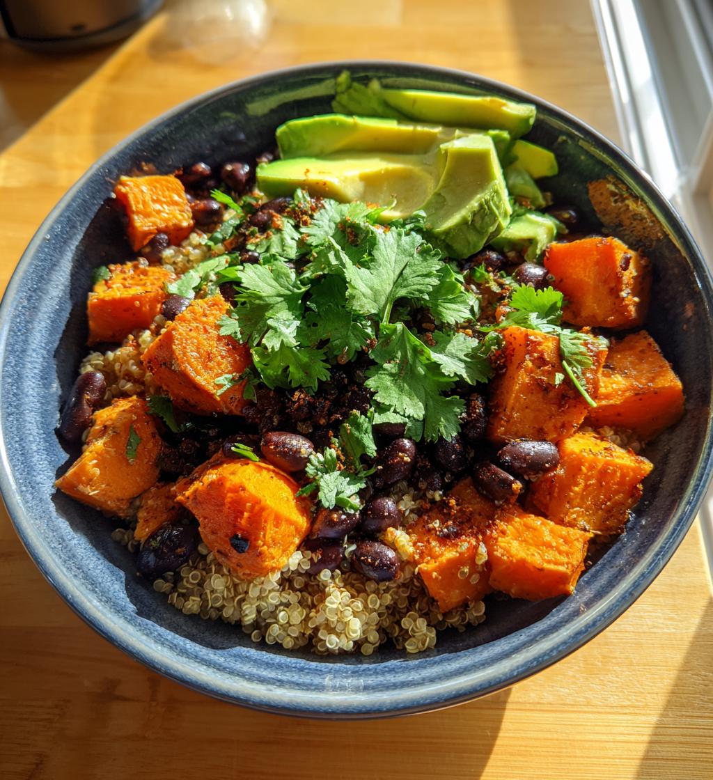 sweet potato quinoa bowls