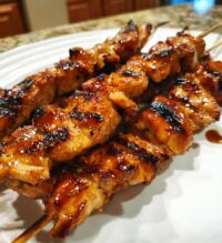 teriyaki chicken skewers