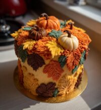 thanksgiving cake decorating