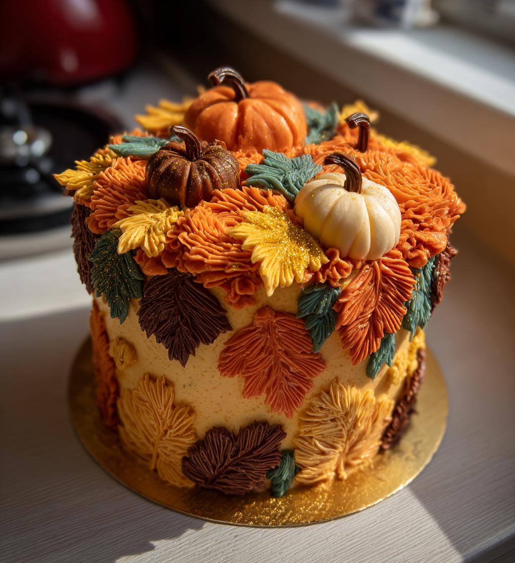 thanksgiving cake decorating