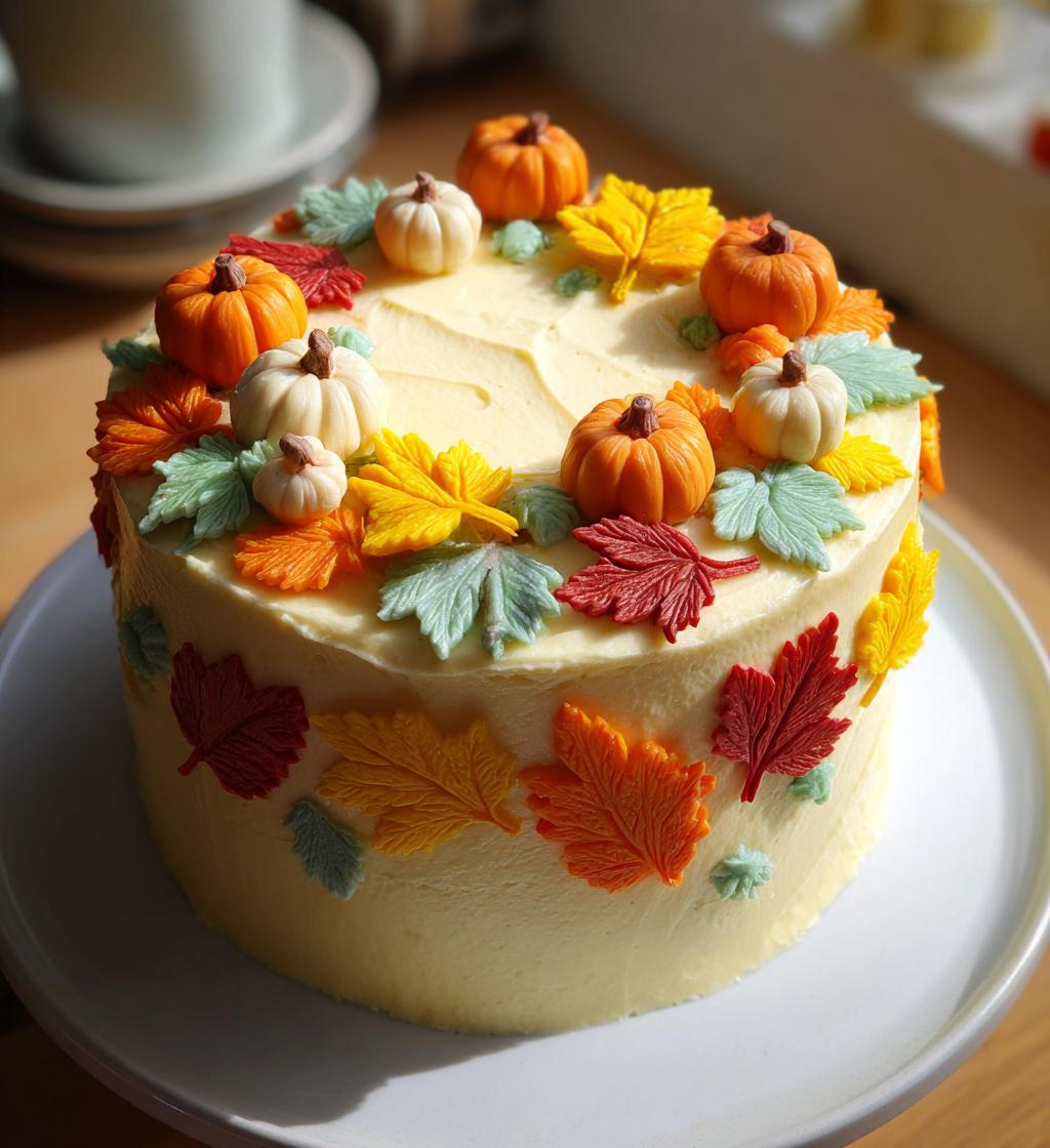 thanksgiving cake ideas decorating easy