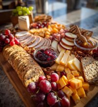 thanksgiving charcuterie board turkey
