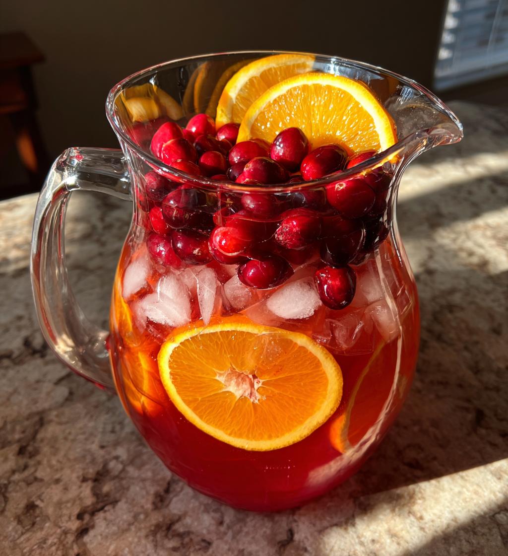 thanksgiving cocktails pitcher