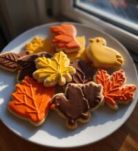 thanksgiving decorated cookies