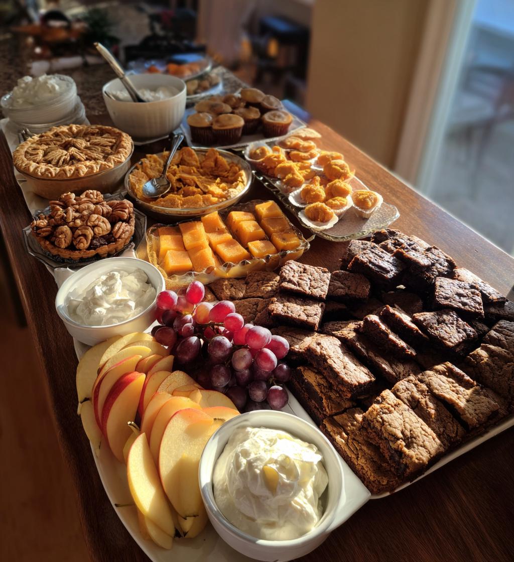 thanksgiving dessert board