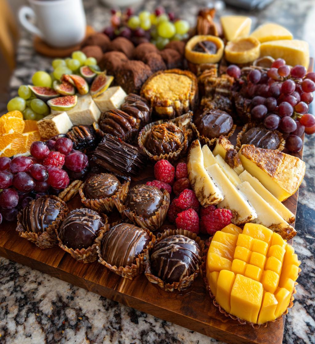 thanksgiving dessert charcuterie board
