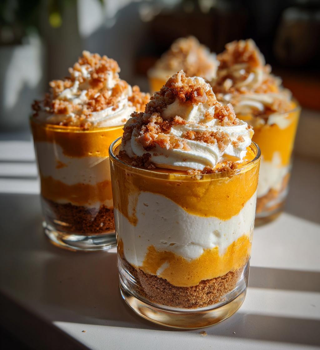 thanksgiving dessert cups