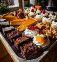 thanksgiving dessert tray