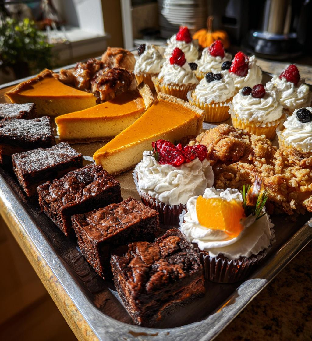 thanksgiving dessert tray