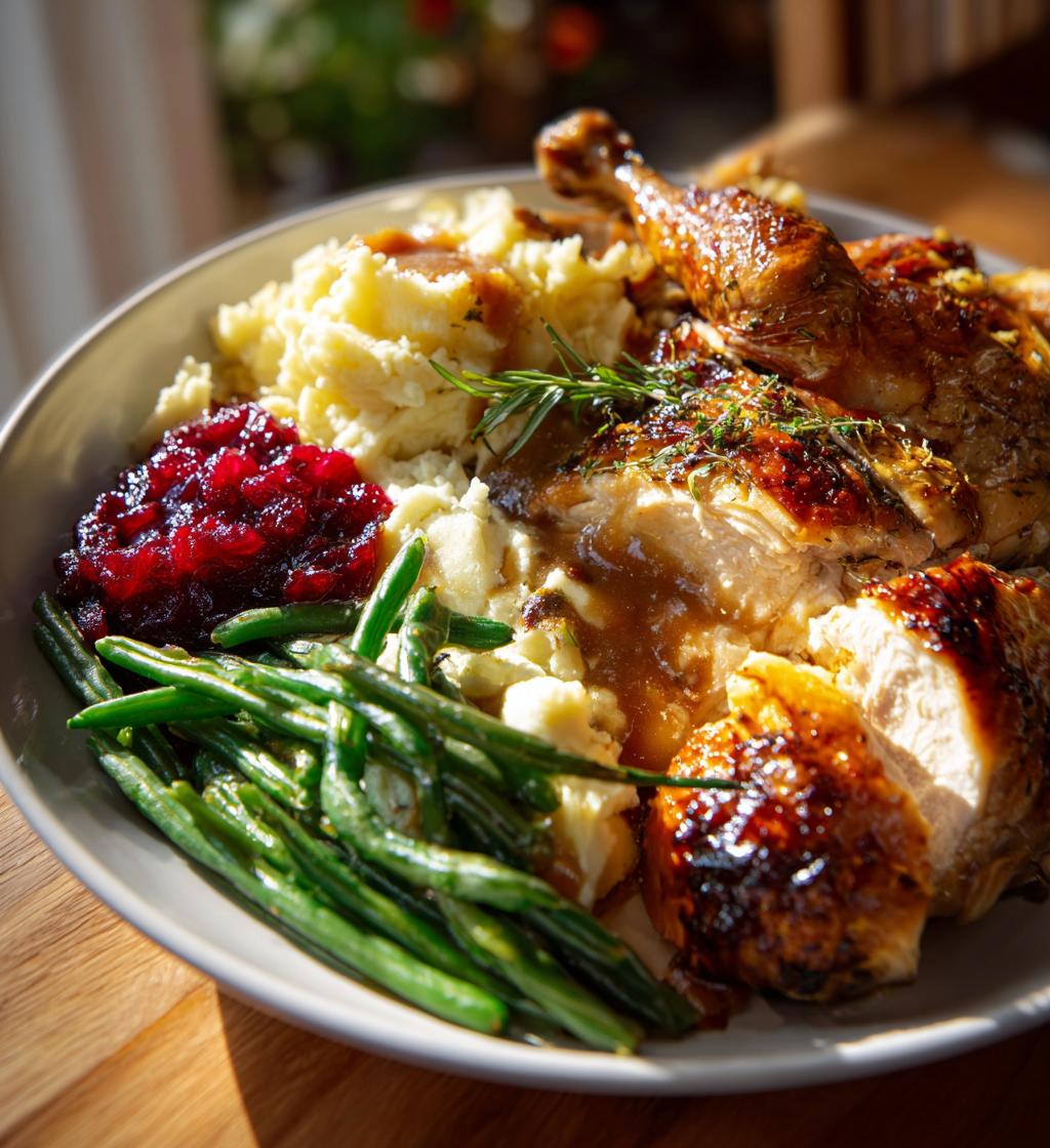 thanksgiving dinner menu