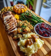 thanksgiving food board