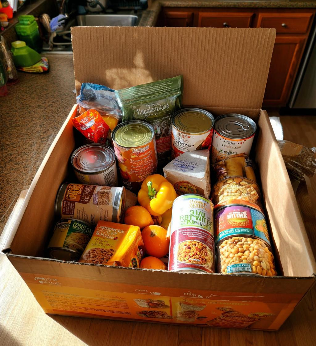 thanksgiving food drive box ideas