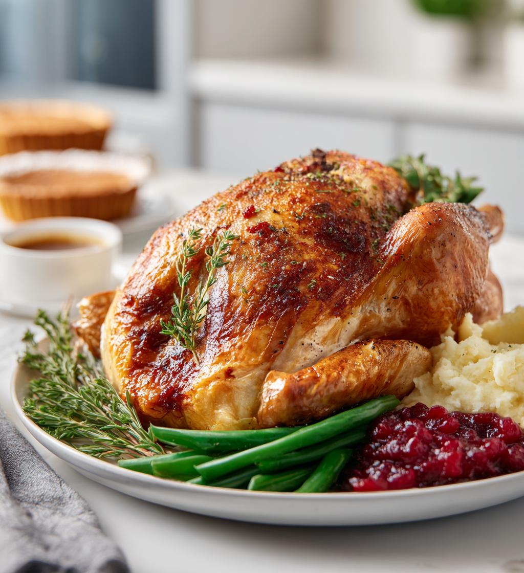 thanksgiving food table