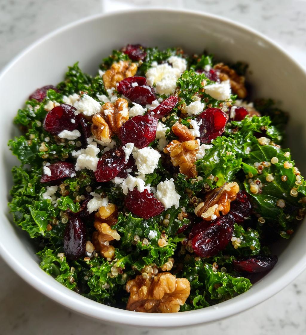 thanksgiving kale salad
