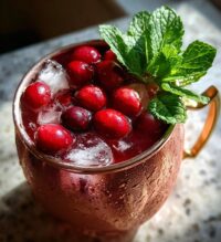 thanksgiving mule drinks