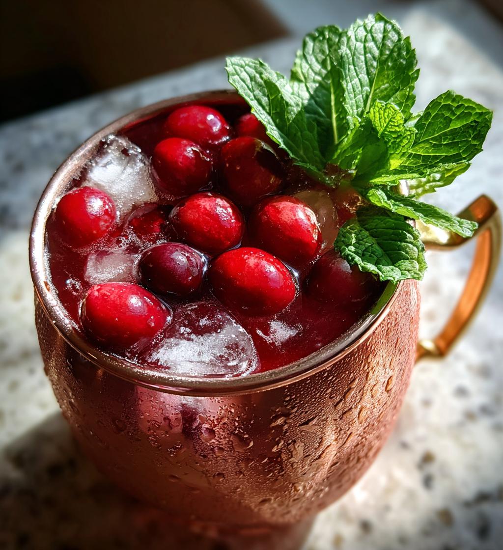 thanksgiving mule drinks