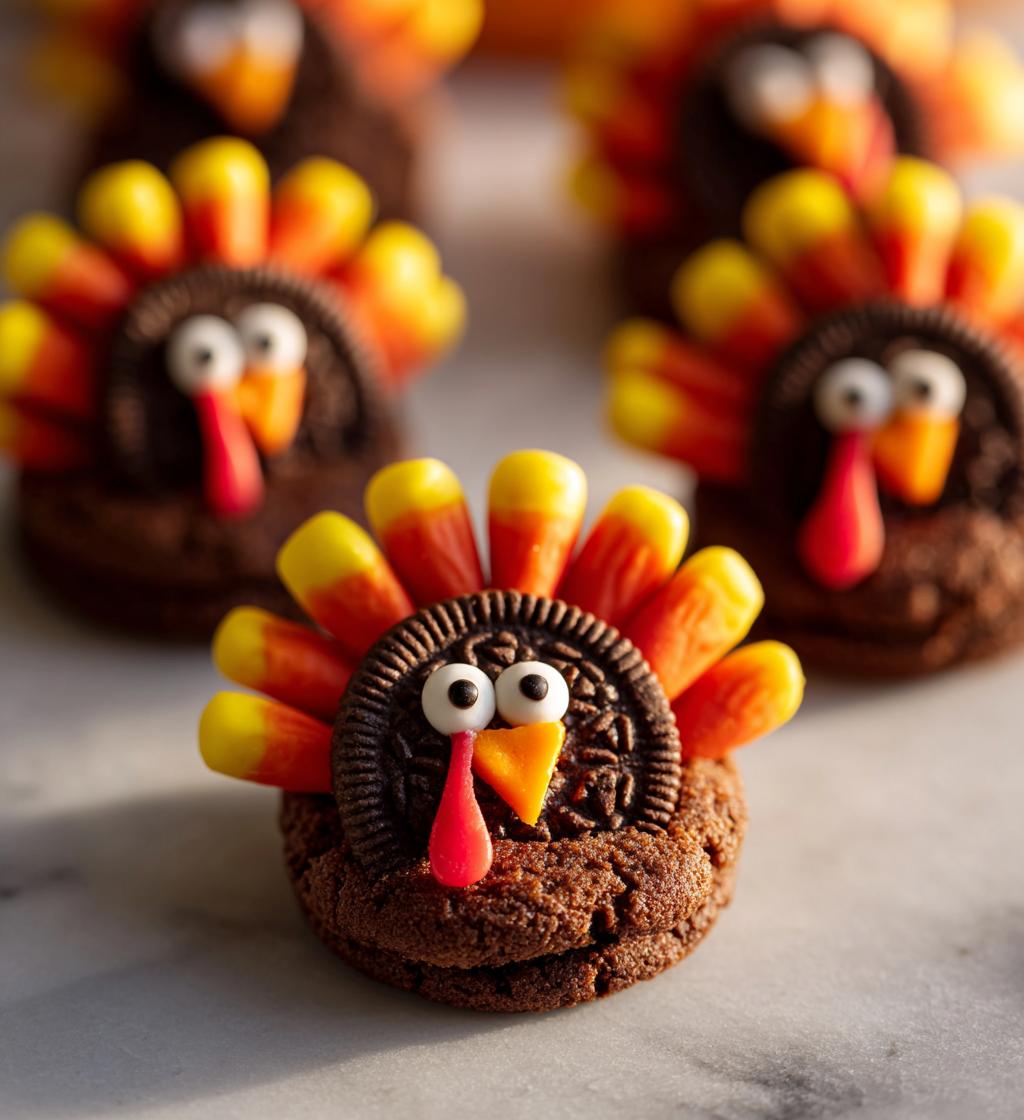 thanksgiving oreo turkeys