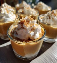 thanksgiving pudding shots