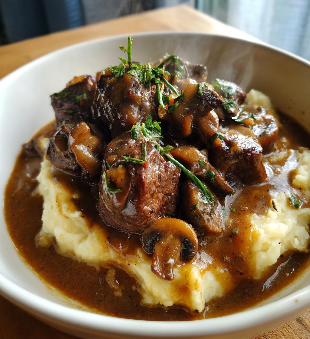 the best beef tips and gravy recipe