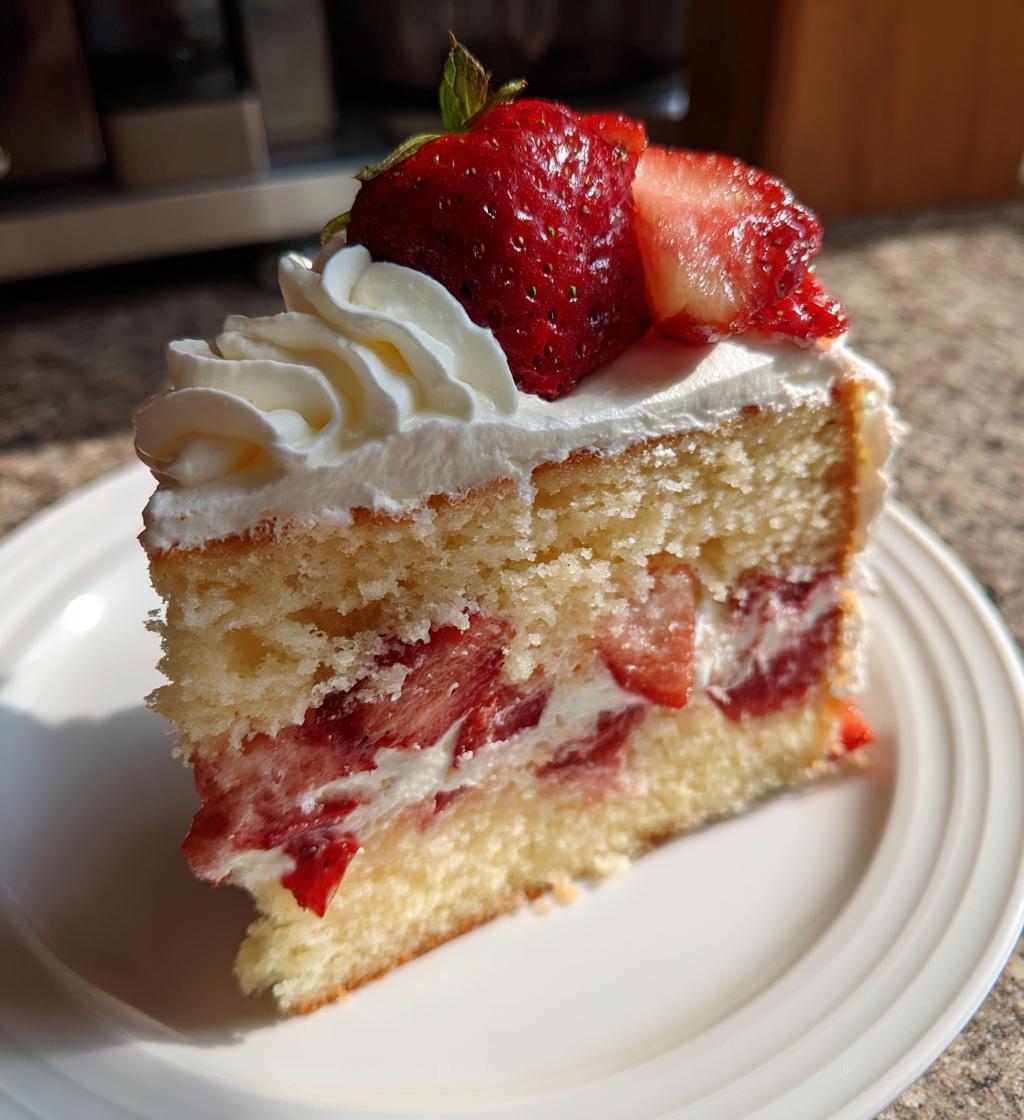 the best strawberry cake ever