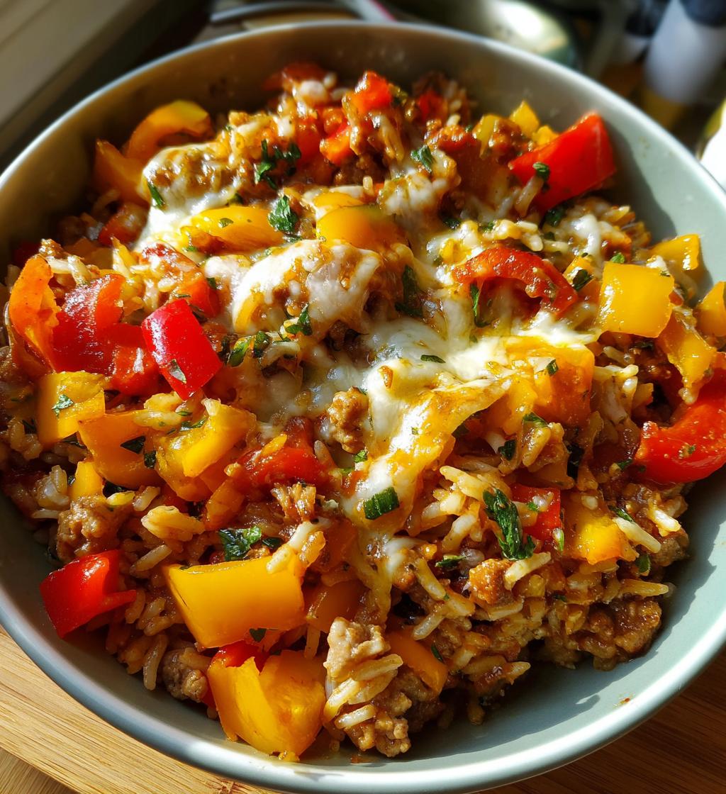 unstuffed pepper bowls