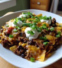 walking taco casserole