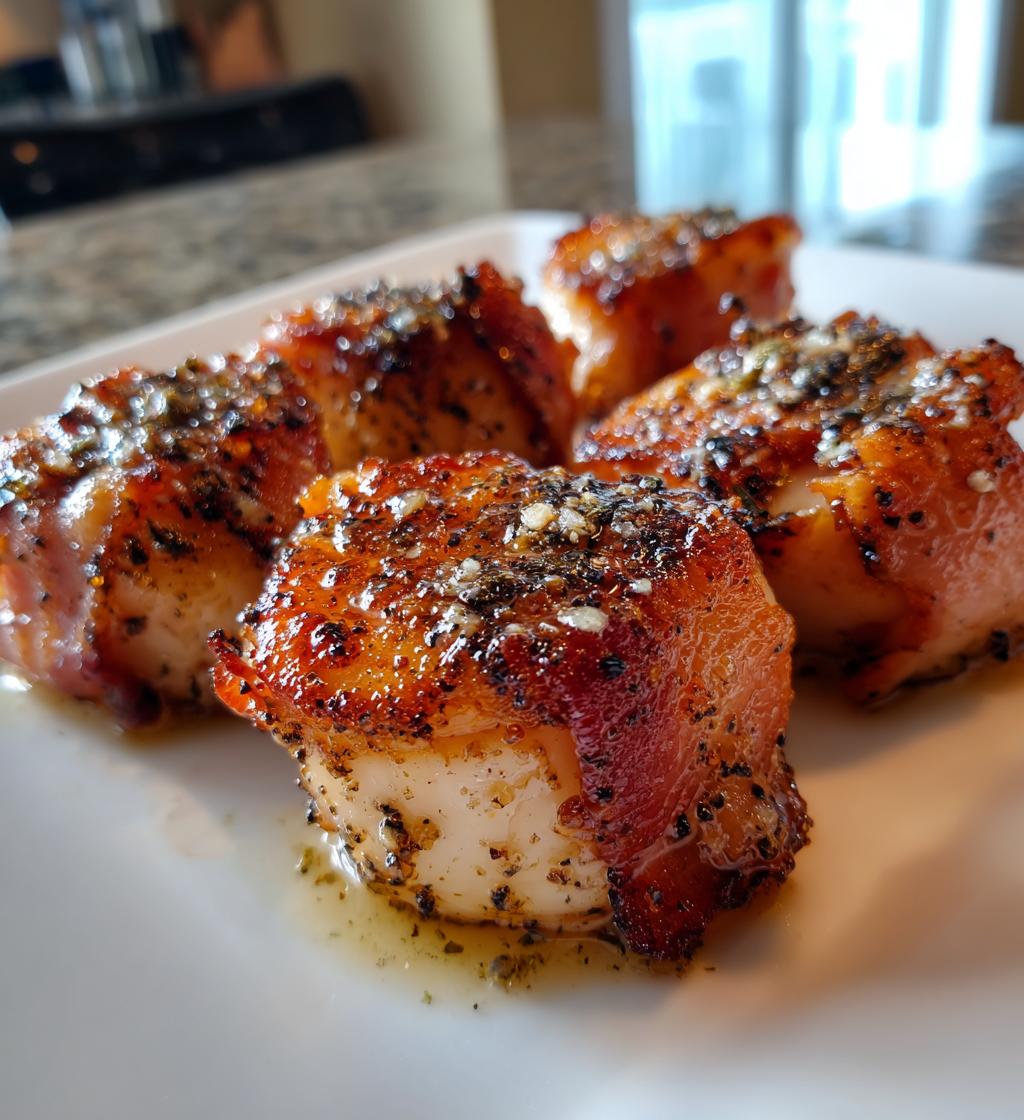 bacon wrapped scallops
