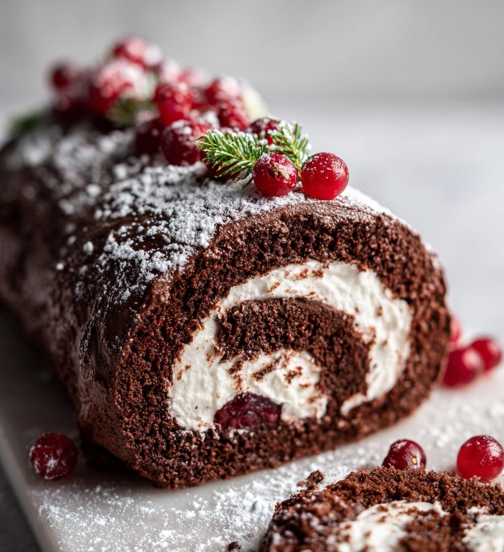 bûche de noël recette facile