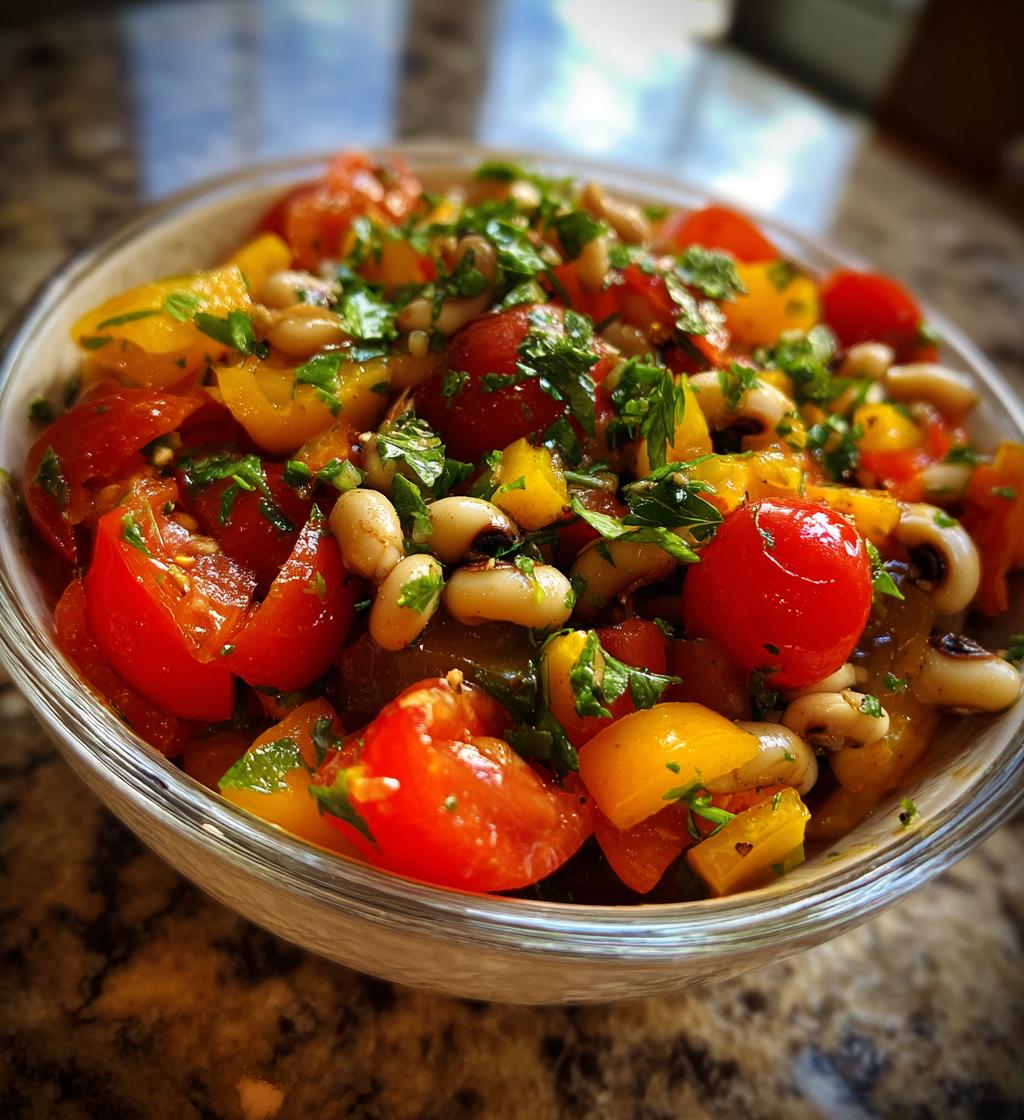 black eyed pea salad