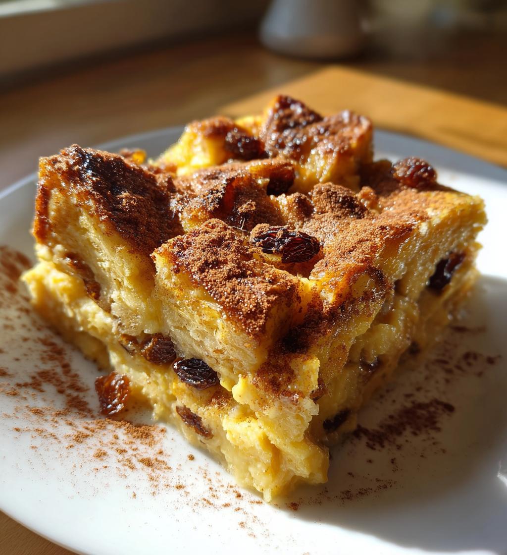 bread and butter pudding