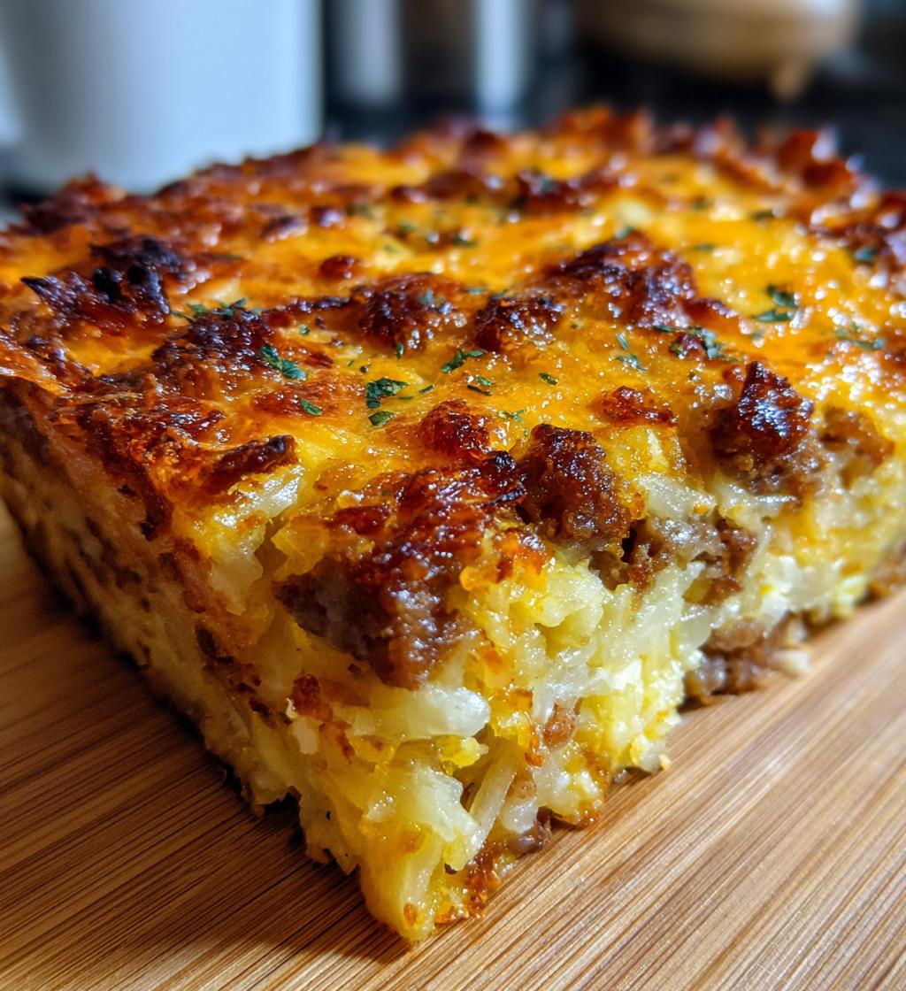 breakfast casserole with hashbrowns