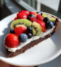 brownie fruit pizza
