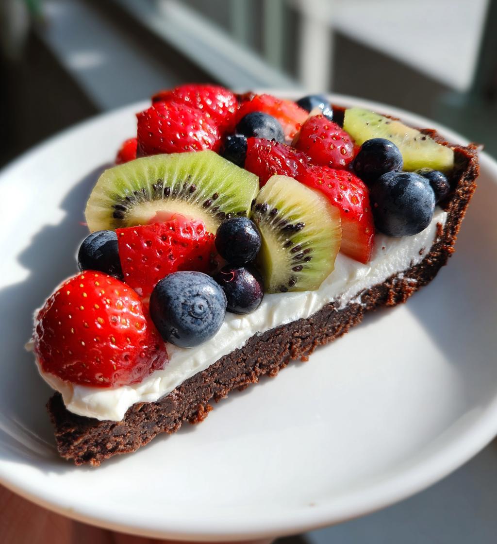 brownie fruit pizza