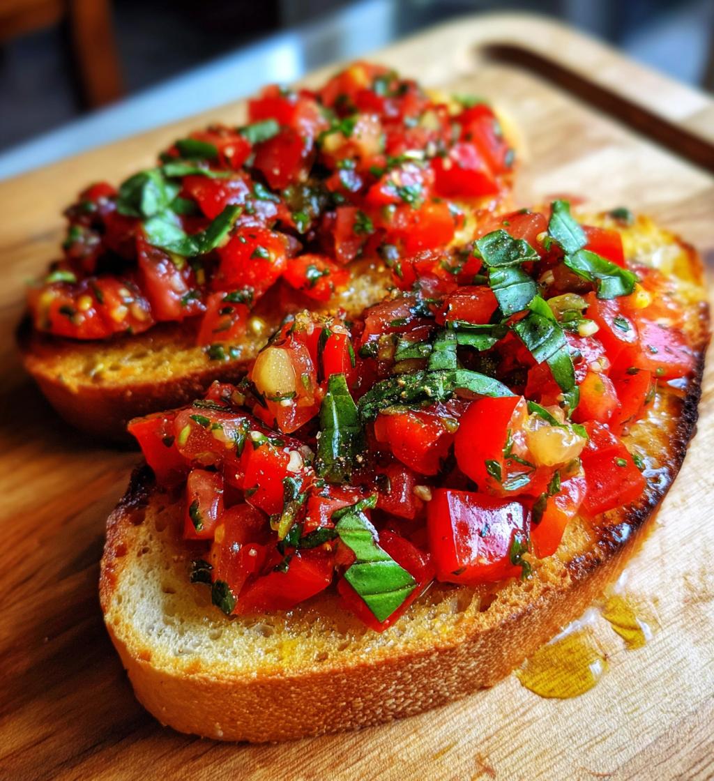 bruschetta appetizers