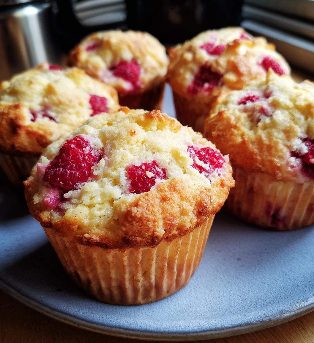 buttermilk raspberry muffins