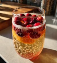 champagne new years drinks