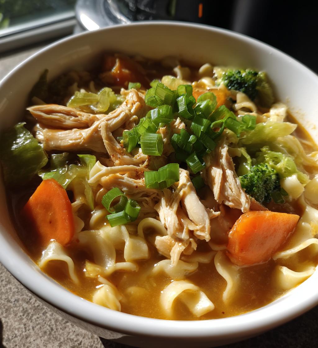 chicken udon noodles