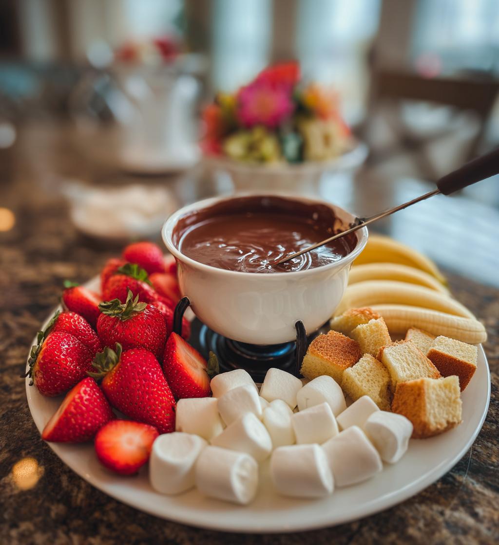 chocolate fondue recipe