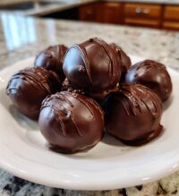 chocolate peanut butter balls