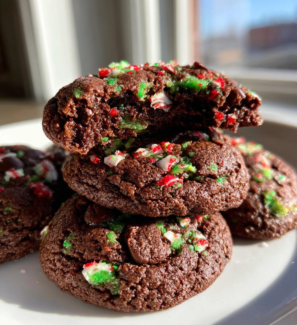 chocolate peppermint cookies