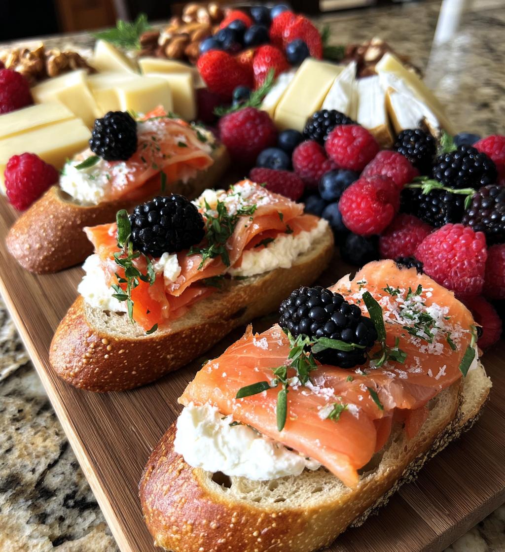 christmas breakfast charcuterie board