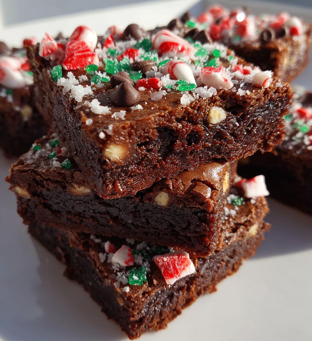 christmas brownies