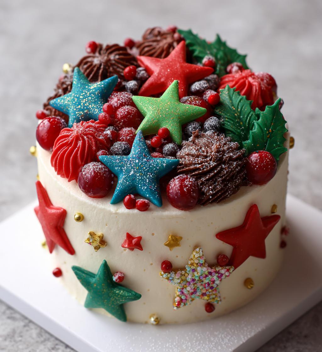 christmas cake decoration ideas