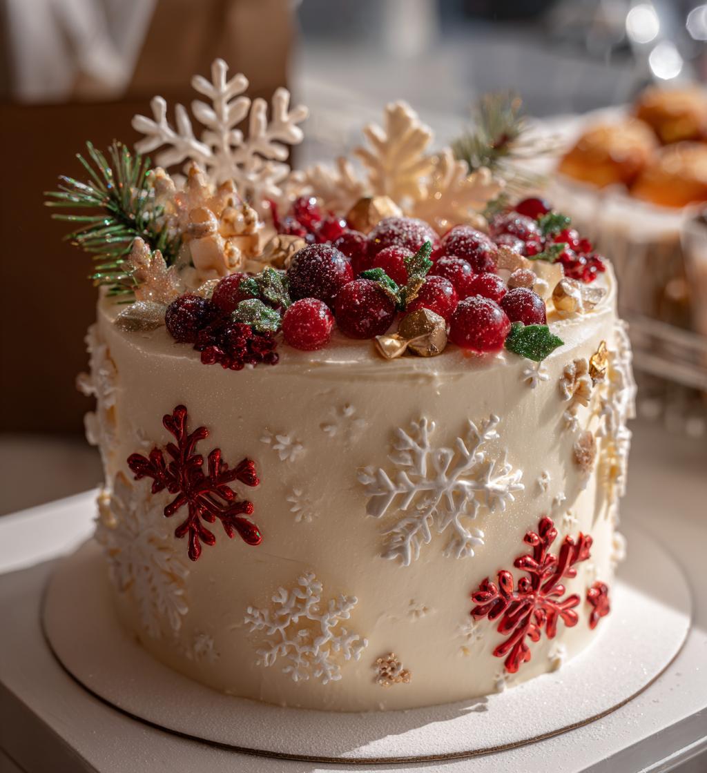 christmas cake decorations