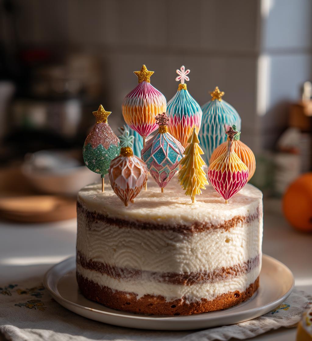 christmas cake topper