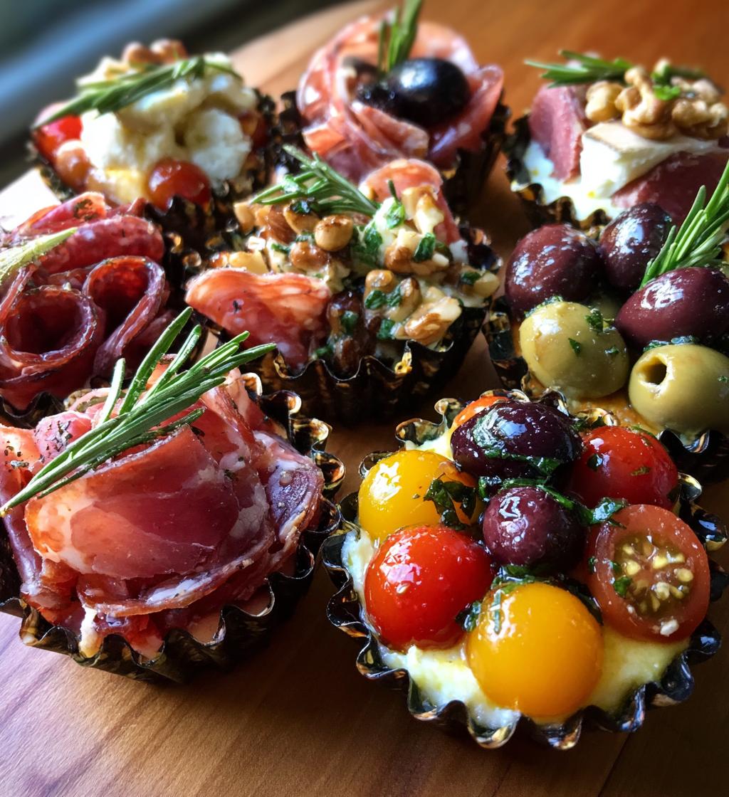 christmas charcuterie cups