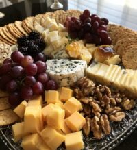 christmas cheese platter