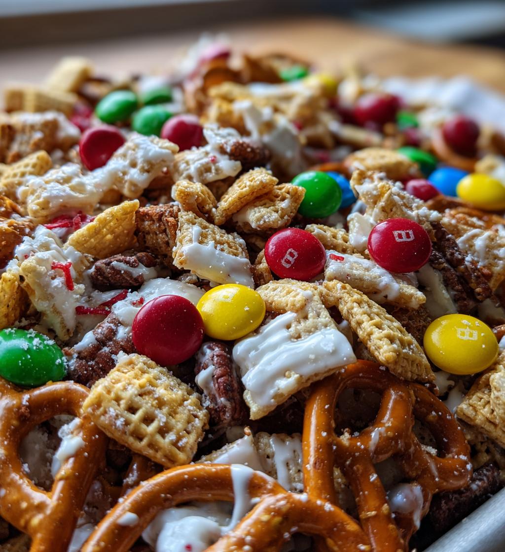 christmas chex mix recipe