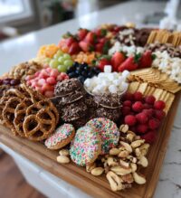 christmas cookie charcuterie board