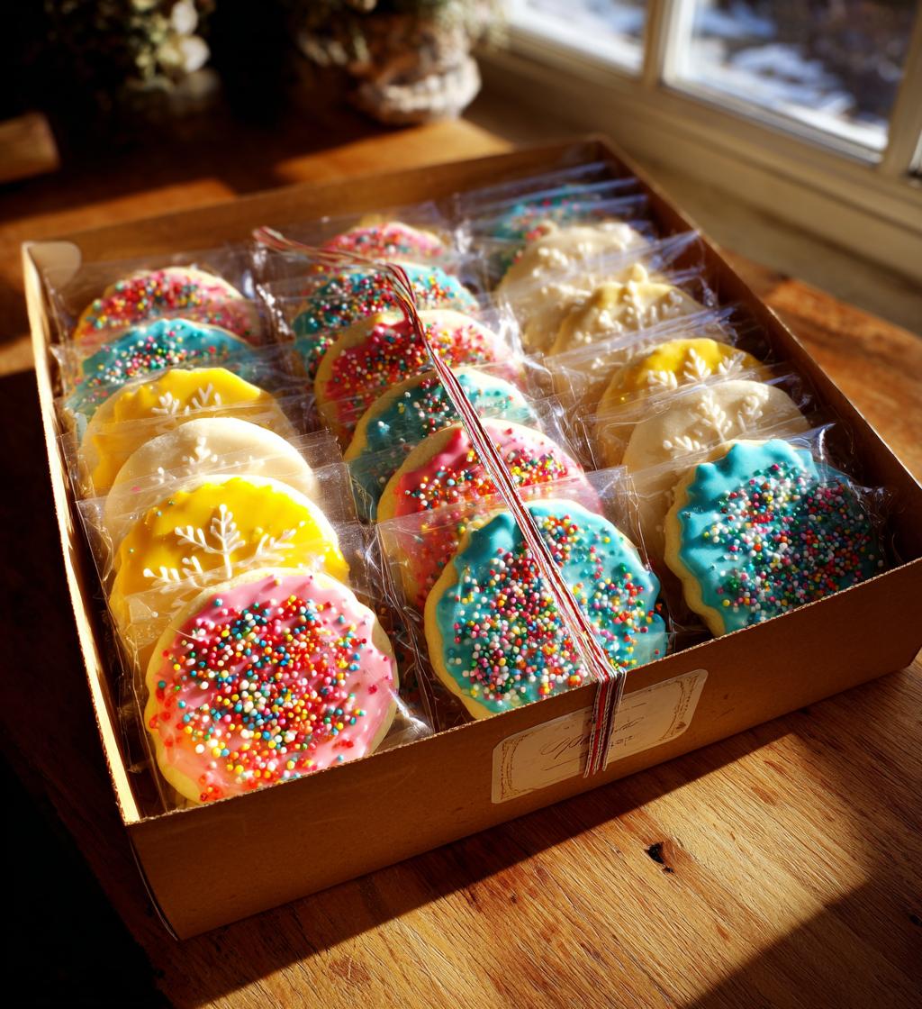 christmas cookies packaging